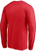 Kansas City Chiefs Red Facemask Long Sleeve T Shirt