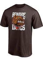 Cleveland Browns Brown 1st Down Short Sleeve T Shirt