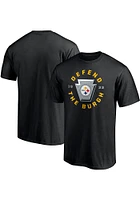 Pittsburgh Steelers Black 1st Down Short Sleeve T Shirt
