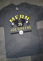 Joe Greene Pittsburgh Steelers Charcoal Player Short Sleeve T Shirt