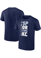 Sporting Kansas City Navy Blue Statement Short Sleeve T Shirt