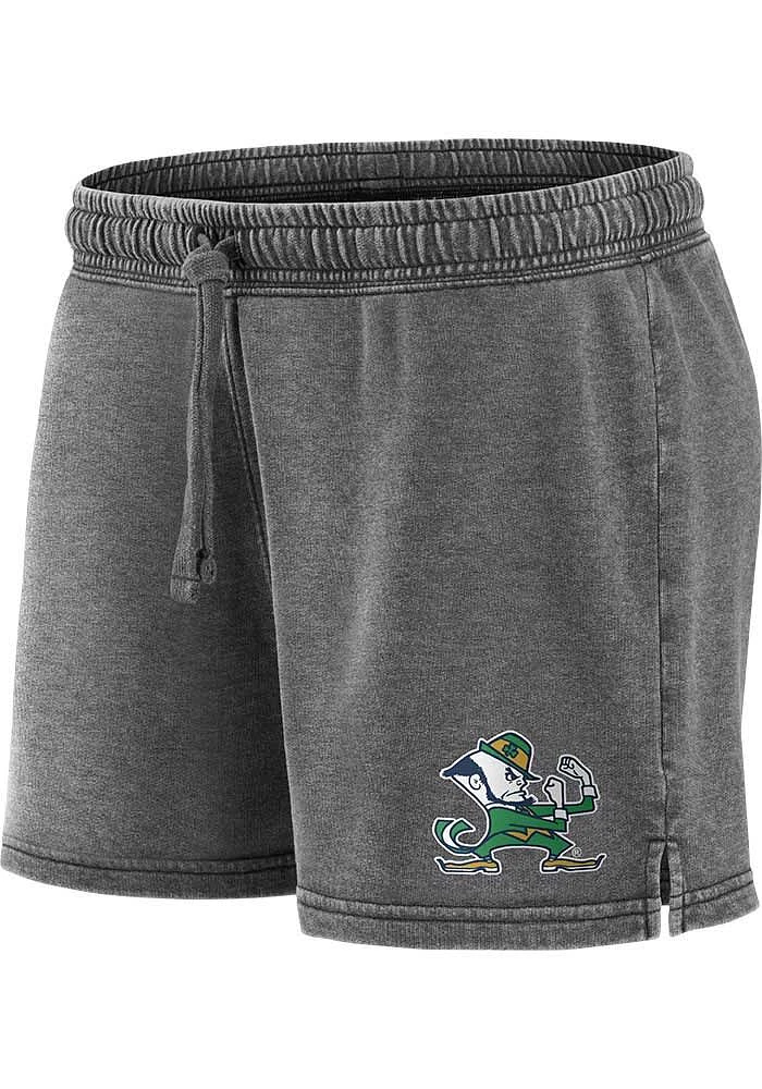 Notre Dame Fighting Irish Womens Grey True Classic Washed Shorts