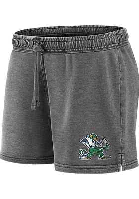 Notre Dame Fighting Irish Womens Grey True Classic Washed Shorts