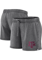Texas A&M Aggies Womens Grey True Classic Washed Shorts