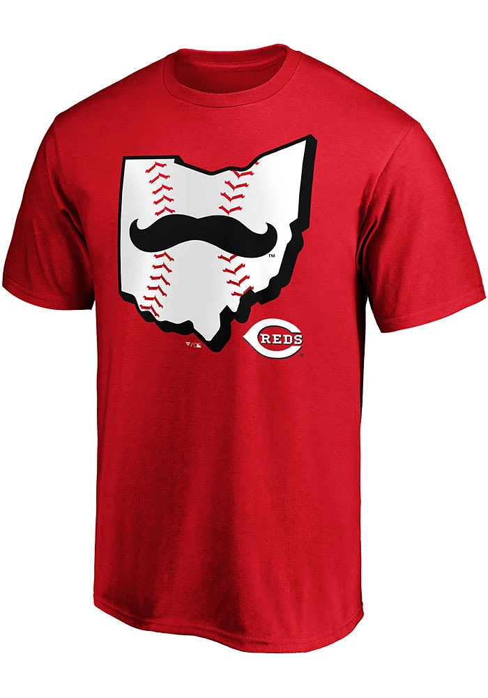 Cincinnati Reds Red Team Lineup Short Sleeve T Shirt