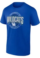 Kentucky Wildcats Blue Iconic Last Leg Short Sleeve T Shirt