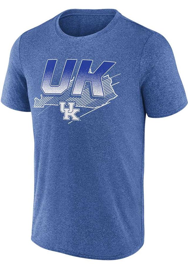 Kentucky Wildcats Blue Iconic Long Strides Short Sleeve T Shirt