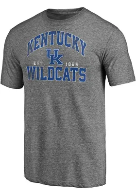 Kentucky Wildcats Charcoal Triblend Winners Podium Short Sleeve Fashion T Shirt