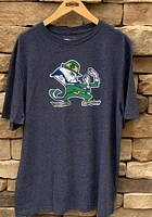 Notre Dame Fighting Irish Navy Blue Primary Triblend Short Sleeve Fashion T Shirt