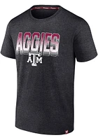 Texas A&M Aggies Charcoal Iconic Biblend Short Sleeve Fashion T Shirt