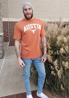 Texas Longhorns Burnt Orange Arched City Triblend Short Sleeve Fashion T Shirt