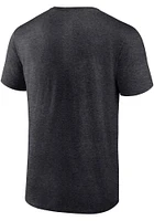 Texas Longhorns Charcoal Iconic Biblend Short Sleeve Fashion T Shirt