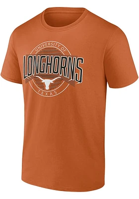 Texas Longhorns Burnt Orange Iconic Last Leg Short Sleeve T Shirt