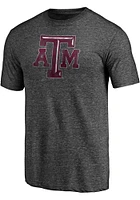 Texas A&M Aggies Charcoal Primary Team Logo Short Sleeve Fashion T Shirt