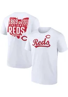 Cincinnati Reds White Hometown Hot Shot Short Sleeve T Shirt