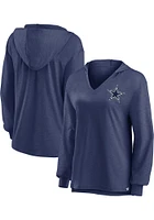 Dallas Cowboys Womens Navy Blue The Goods Hooded Sweatshirt