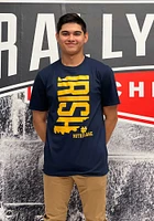 Notre Dame Fighting Irish Navy Blue Campus Visit Short Sleeve T Shirt