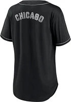 Chicago White Sox Womens Iconic Fashion Baseball Jersey - Black