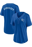 Kansas City Royals Womens Iconic Fashion Baseball Jersey - Blue