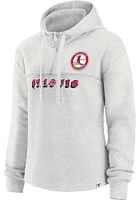 St Louis Cardinals Womens Oatmeal Classic Hooded Sweatshirt