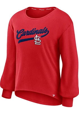 St Louis Cardinals Womens Iconic LS Tee