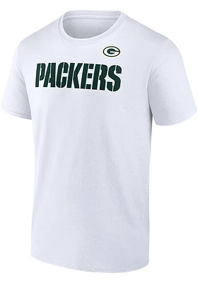 Green Bay Packers White HOMETOWN HOT SHOT Short Sleeve T Shirt