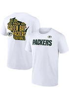 Green Bay Packers White HOMETOWN HOT SHOT Short Sleeve T Shirt