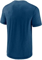 Chicago Bears Navy Blue ICONIC COTTON SLUB Short Sleeve Fashion T Shirt