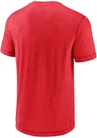 Kansas City Chiefs Red ICONIC COTTON SLUB Short Sleeve Fashion T Shirt