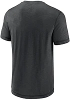 Pittsburgh Steelers Black ICONIC COTTON SLUB Short Sleeve Fashion T Shirt