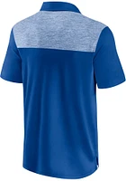 Indianapolis Colts Mens Blue BRUSHED POLY BLOCKED Short Sleeve Polo