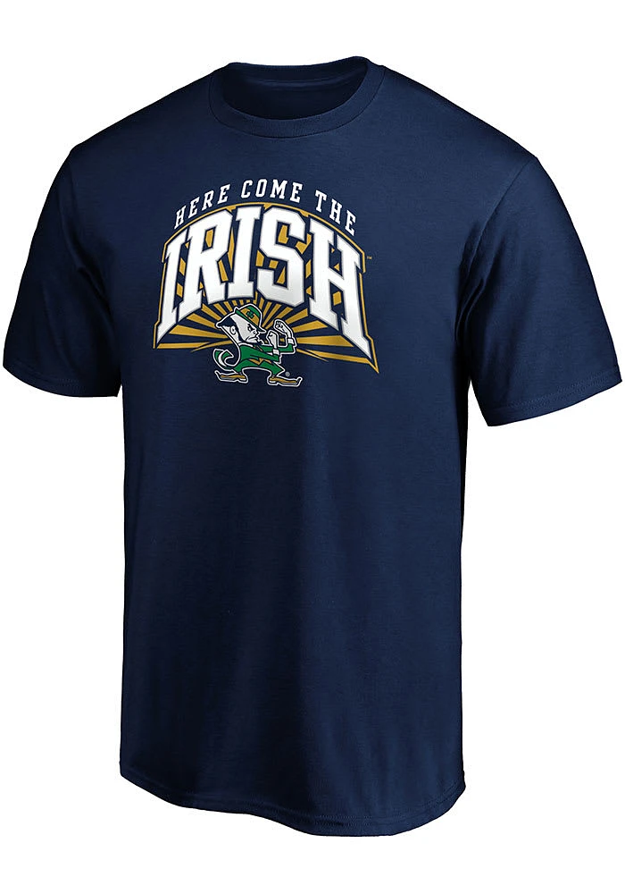 Notre Dame Fighting Irish Navy Blue Team Adrenaline Short Sleeve T Shirt