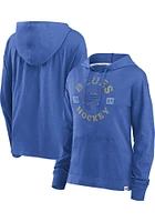 St Louis Blues Womens Blue Full Steam Hooded Sweatshirt
