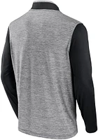 Nike Chicago White Sox Mens Black ICONIC BRUSHED POLY QZ Design Long Sleeve Qtr Zip Pullover