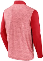 Nike St Louis Cardinals Mens Red ICONIC BRUSHED POLY QZ Long Sleeve Qtr Zip Pullover