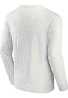 Nike Chicago Cubs Grey TRUE CLASSICS BI-BLEND LS Long Sleeve T Shirt