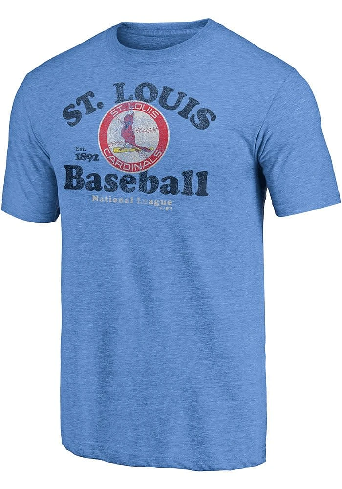 St Louis Cardinals Light Blue OUR GAME Short Sleeve Fashion T Shirt