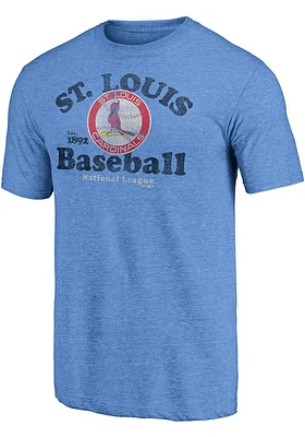 St Louis Cardinals Light Blue OUR GAME Short Sleeve Fashion T Shirt