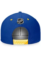 St Louis Blues Blue 2022 Authentic Pro Draft Snapback Mens Snapback Hat