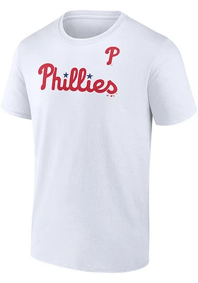 Philadelphia Phillies White Hometown Hot Shot Short Sleeve T Shirt