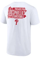 Philadelphia Phillies White Hometown Hot Shot Short Sleeve T Shirt