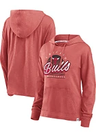 Chicago Bulls Womens Red Full Steam Hooded Sweatshirt