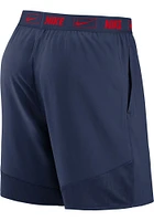 Nike Cleveland Guardians Mens Navy Blue PRIMETIME LOGO WOVEN SHORT Shorts