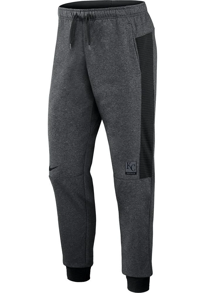 Nike Kansas City Royals Mens Charcoal DRY FLUX JOGGER Pants
