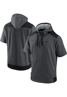 Nike Cleveland Guardians Charcoal DRY FLUX Short Sleeve Hoods