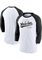 Nike Chicago White Sox MODERN ARCH RAGLAN Long Sleeve Fashion T Shirt