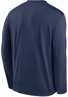 Nike Chicago White Sox Navy Blue TEAM ISSUE LS LEGEND TEE Long Sleeve T-Shirt