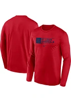 Nike St Louis Cardinals Red TEAM ISSUE LS LEGEND TEE Long Sleeve T-Shirt