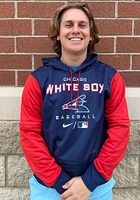 Nike Chicago White Sox Mens Navy Blue THERMA HOODIE Hood