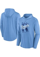 Nike Kansas City Royals Mens Light Blue TEAM LETTERMAN DRI-FIT Hood